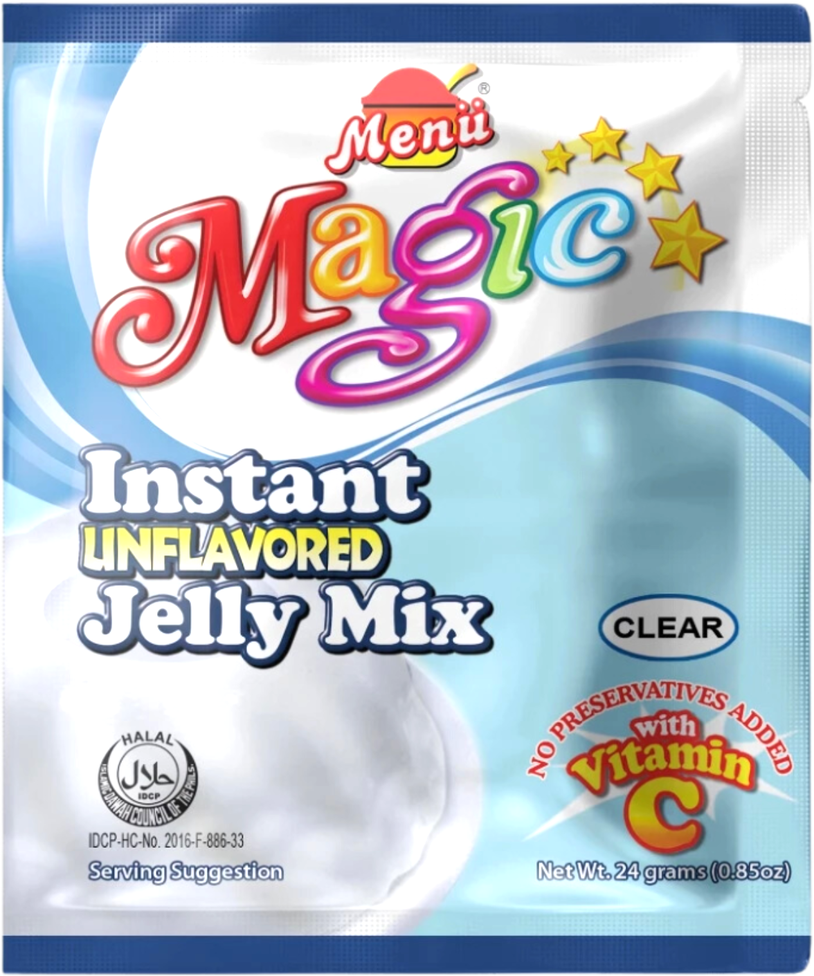 Menu Magic Jelly Clear