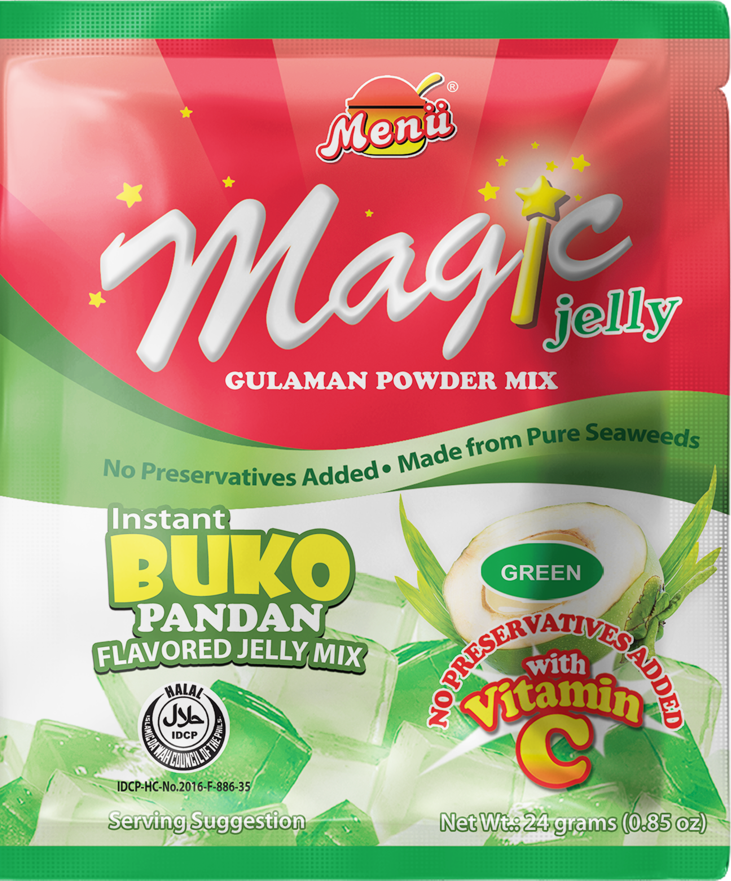 Menu Magic Jelly Buko Pandan