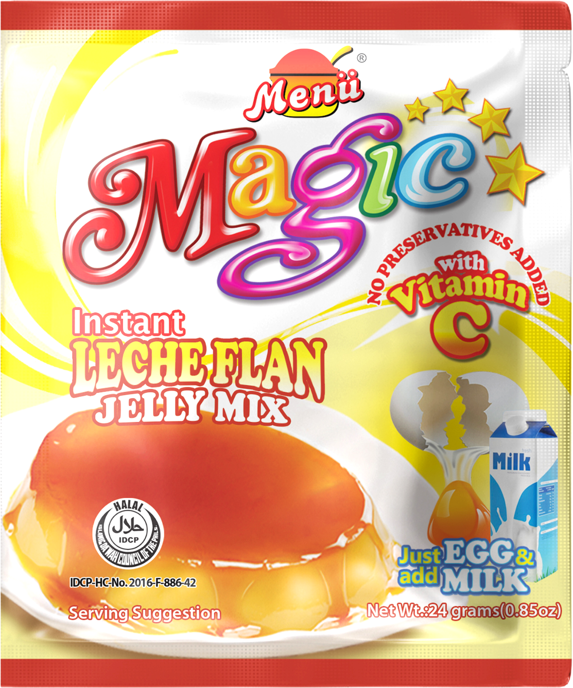 Menu Magic Jelly Leche Plan