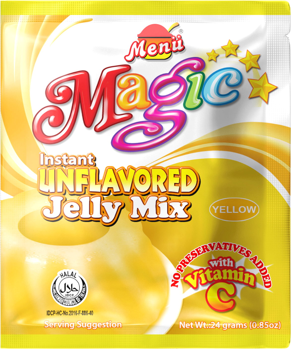 Menu Magic Jelly Yellow