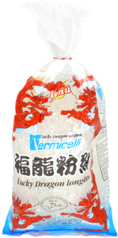 Menu Lucky Dragon Longkou Vermicelli Sotanghon Noodles 40G
