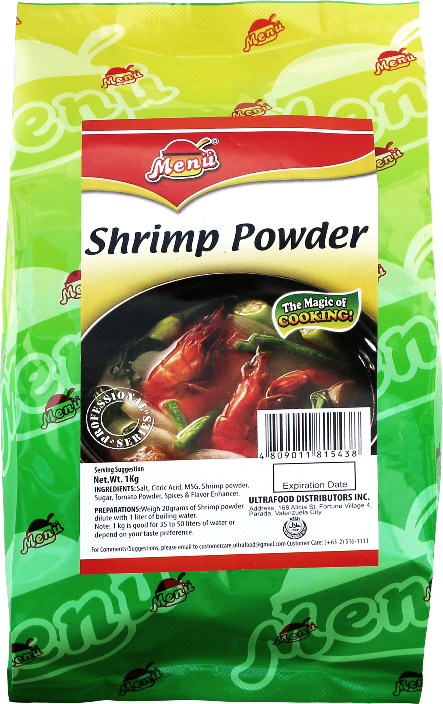 Menu Shrimp Powder Mix 1KG