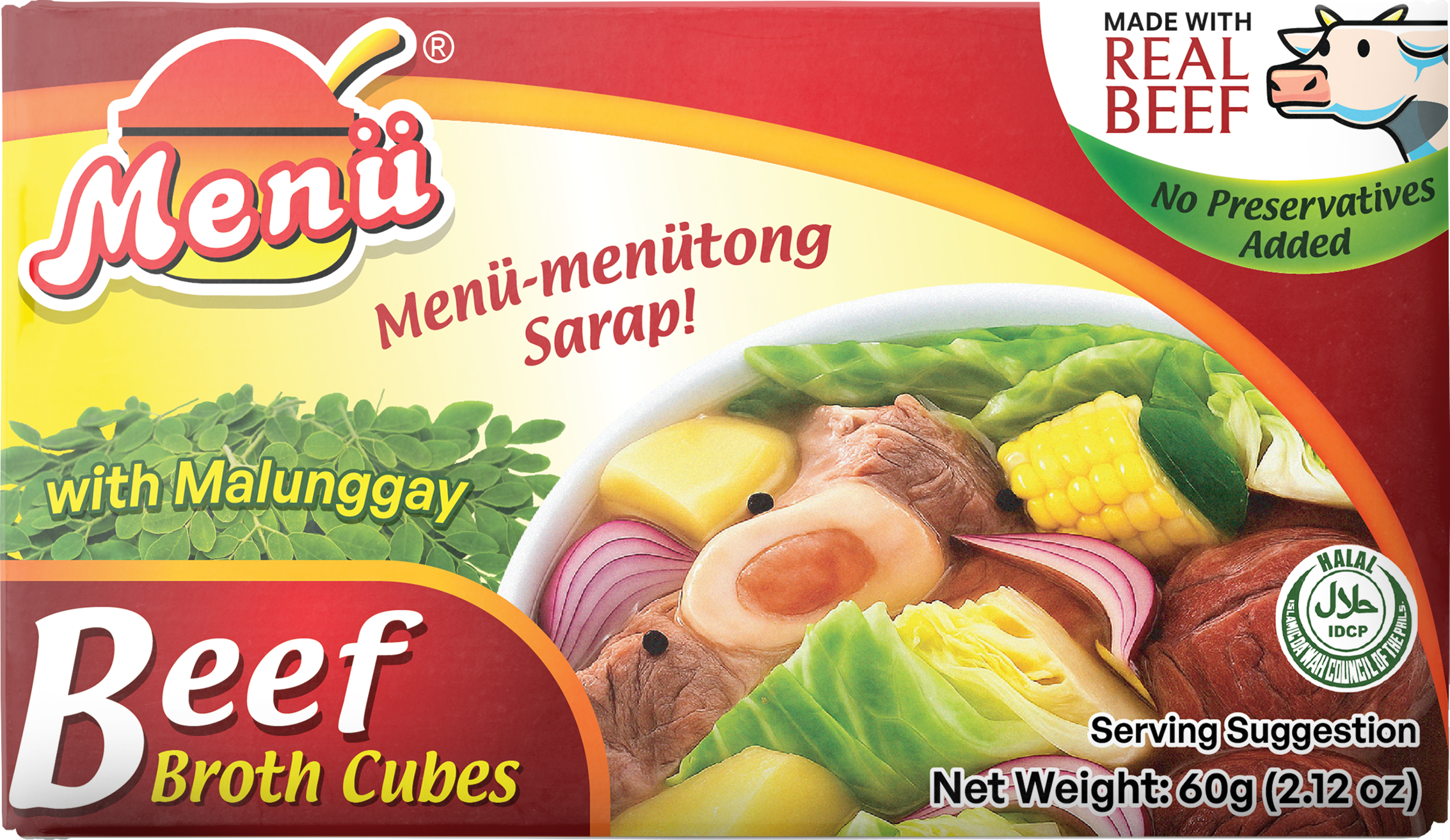 Menu Beef Broth Cubes