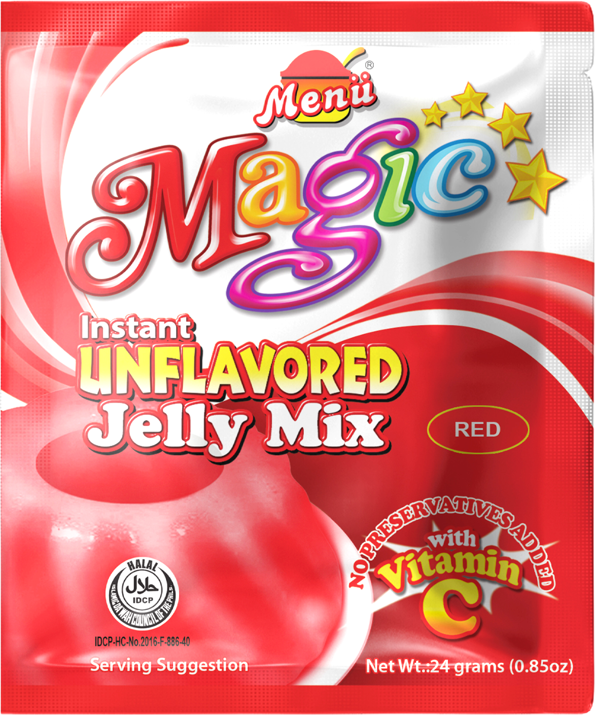 Menu Magic Jelly Red
