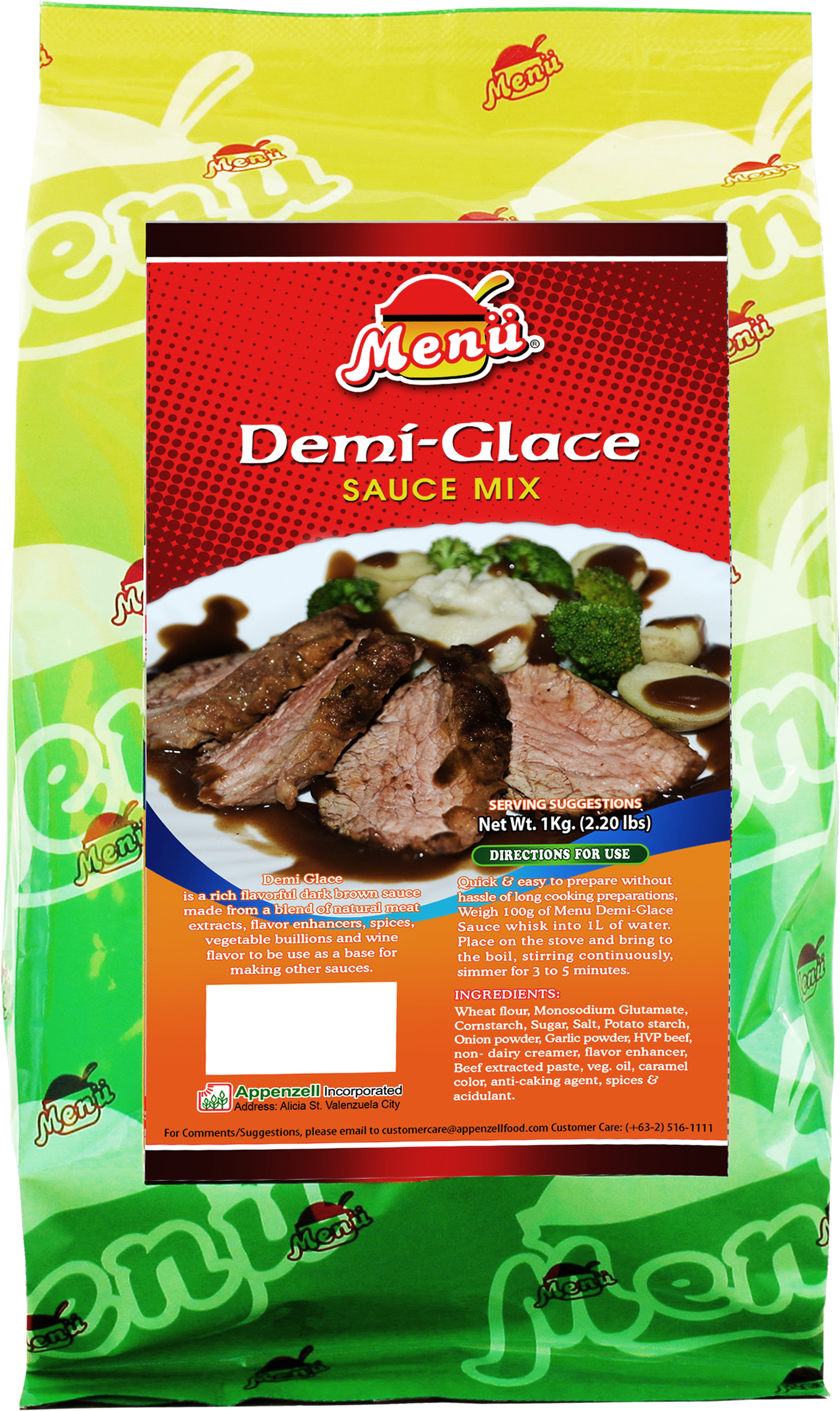 Menu Demi Glace Powder Mix 1KG