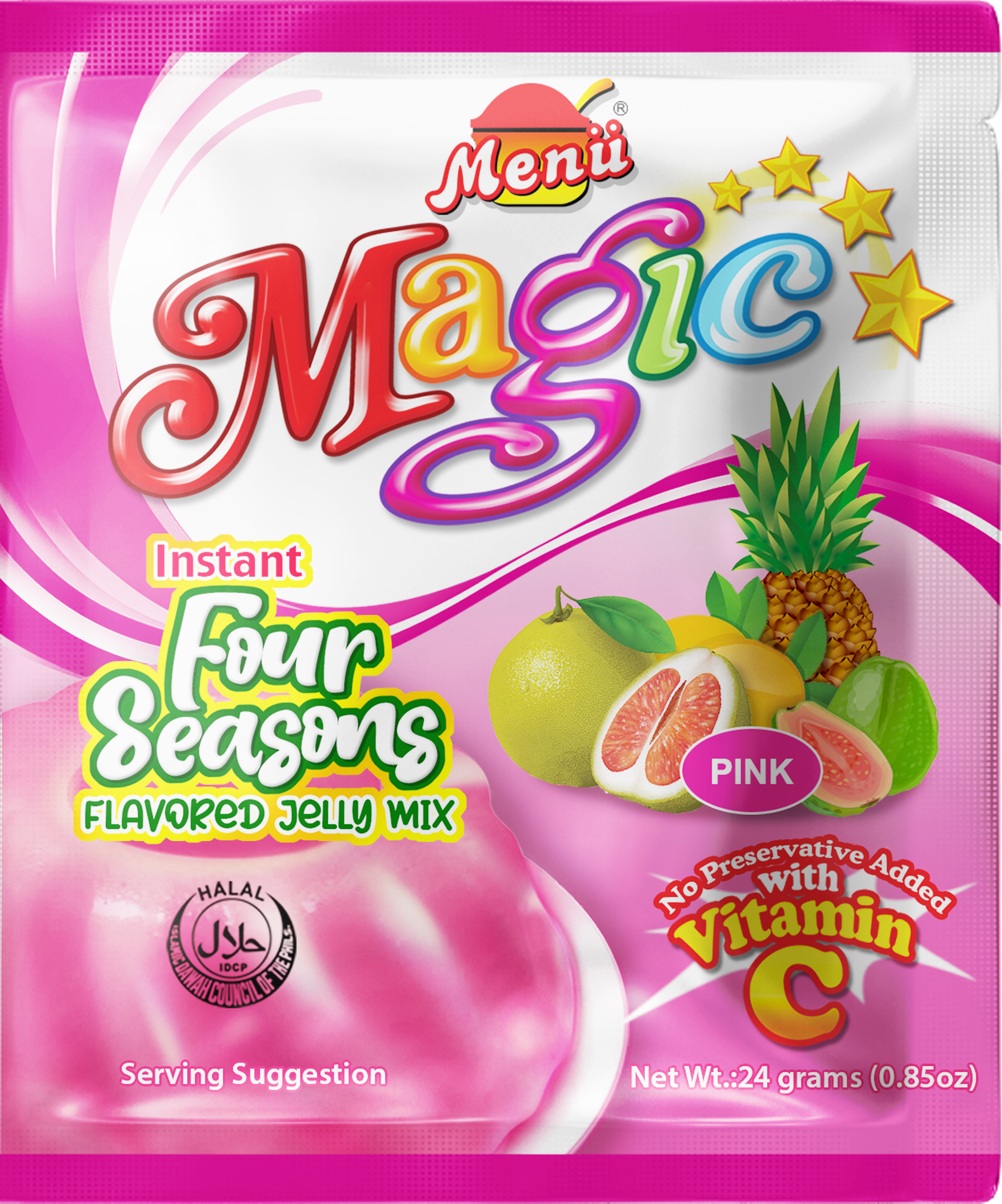 Menu Magic Jelly Four Season