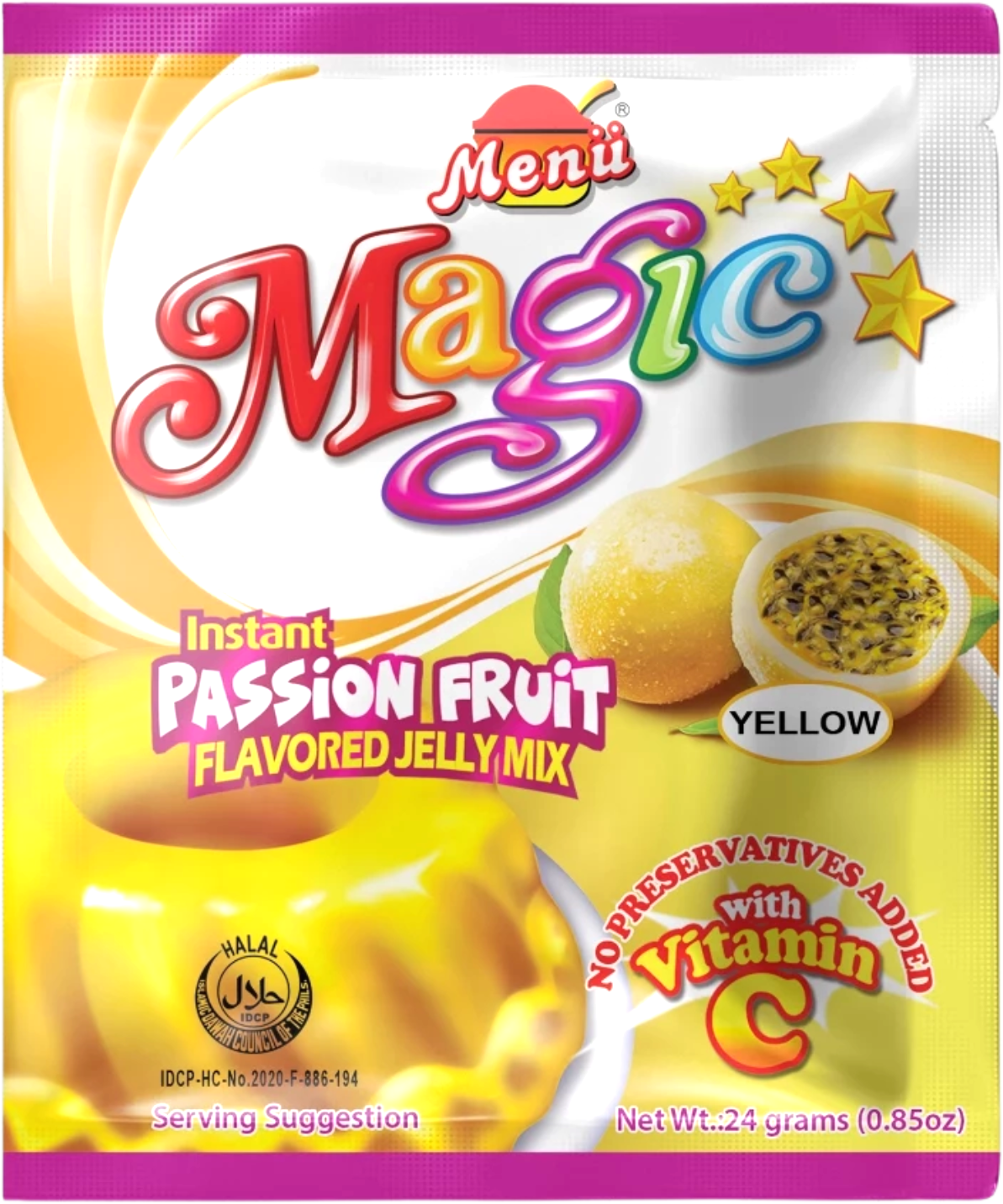 Menu Magic Jelly Passion Fruit