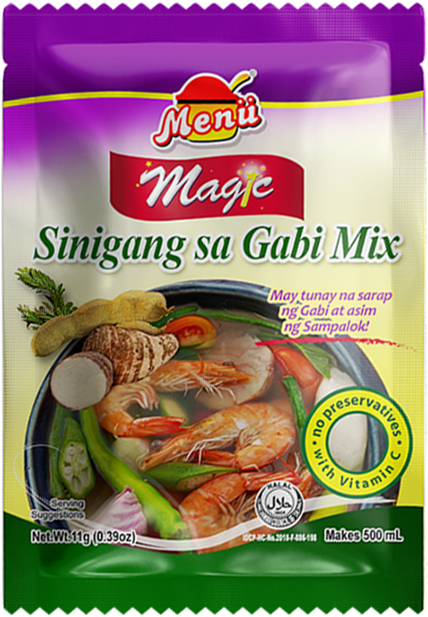 Menu Magic Sinigang sa Gabi Mix 11g