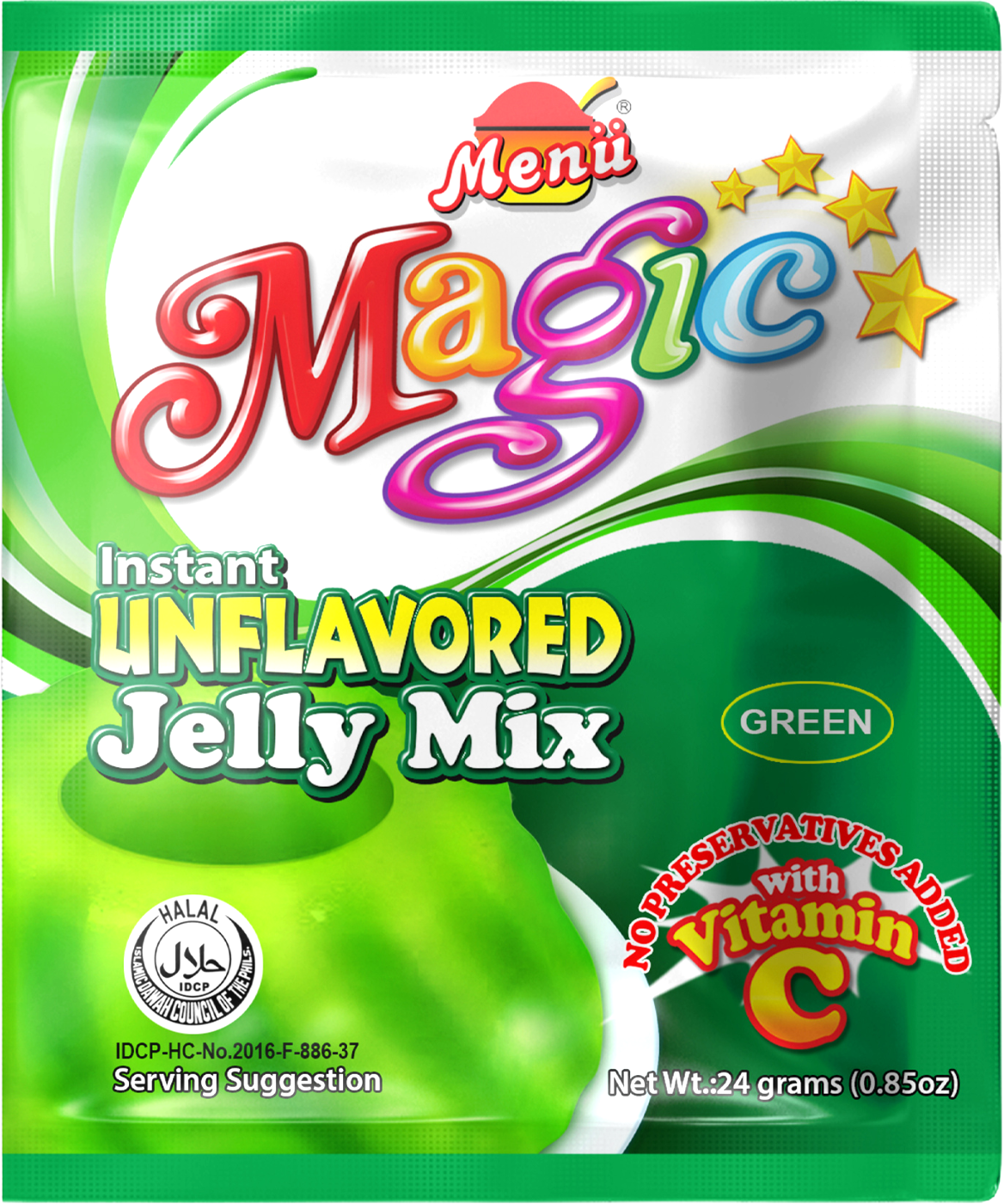 Menu Magic Jelly Green