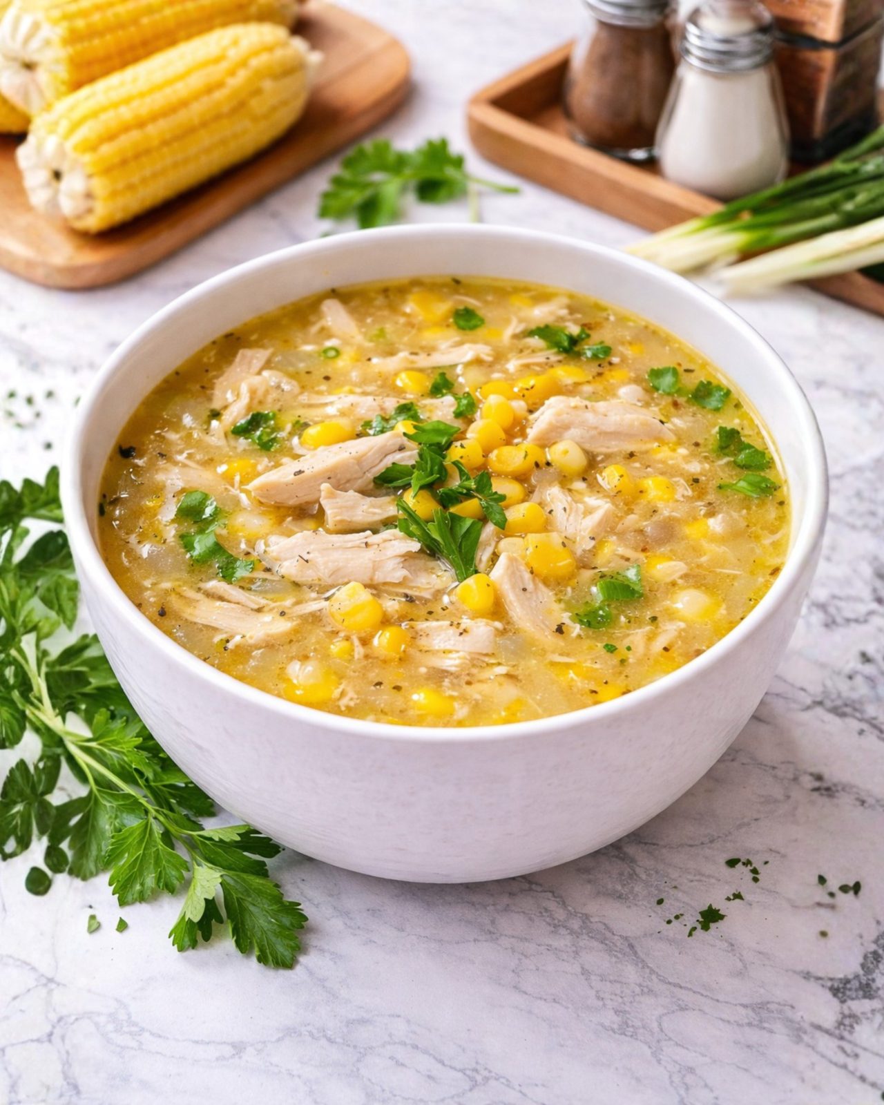 Chicken Corn Soup image