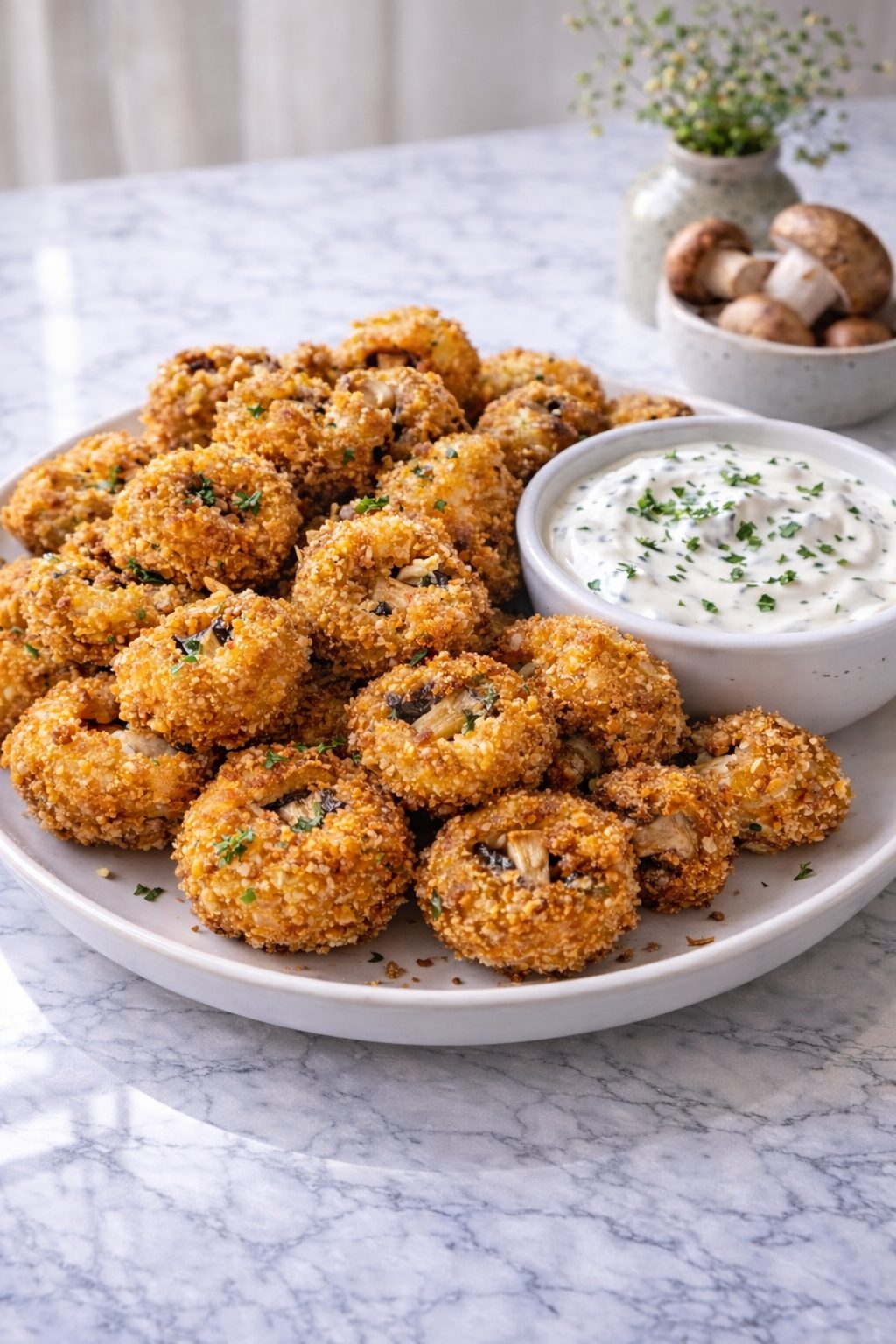 Crispy Mushroom Bites image
