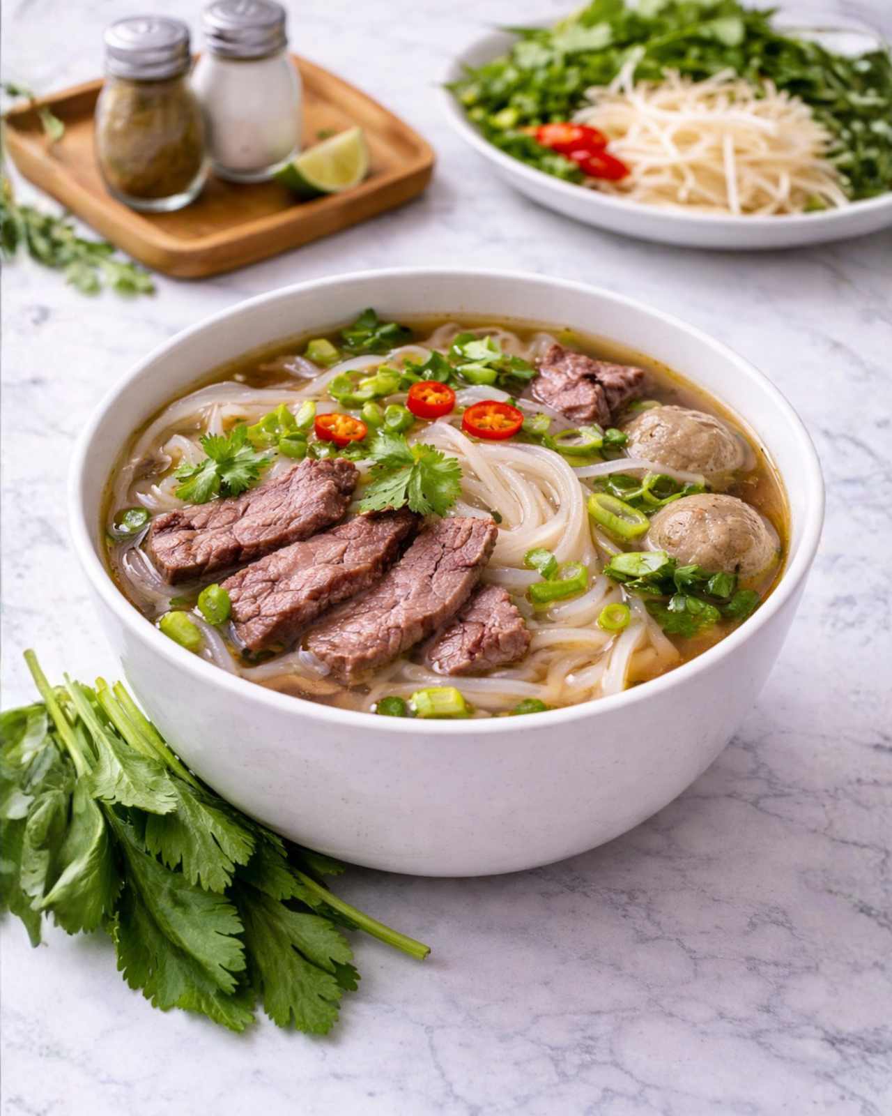 Beef Pho-Inspired Noodle Soup image