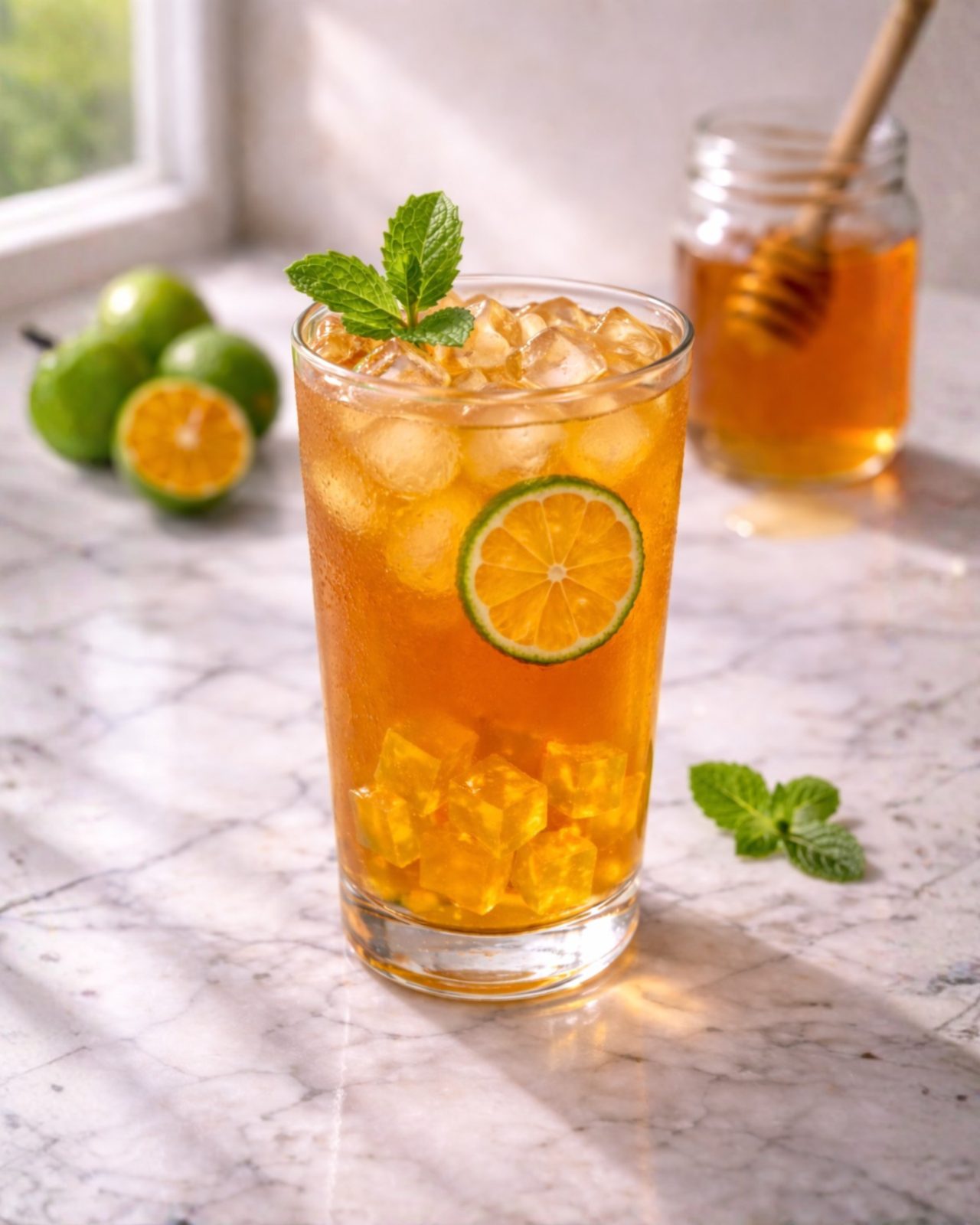 Calamansi & Honey Tea image
