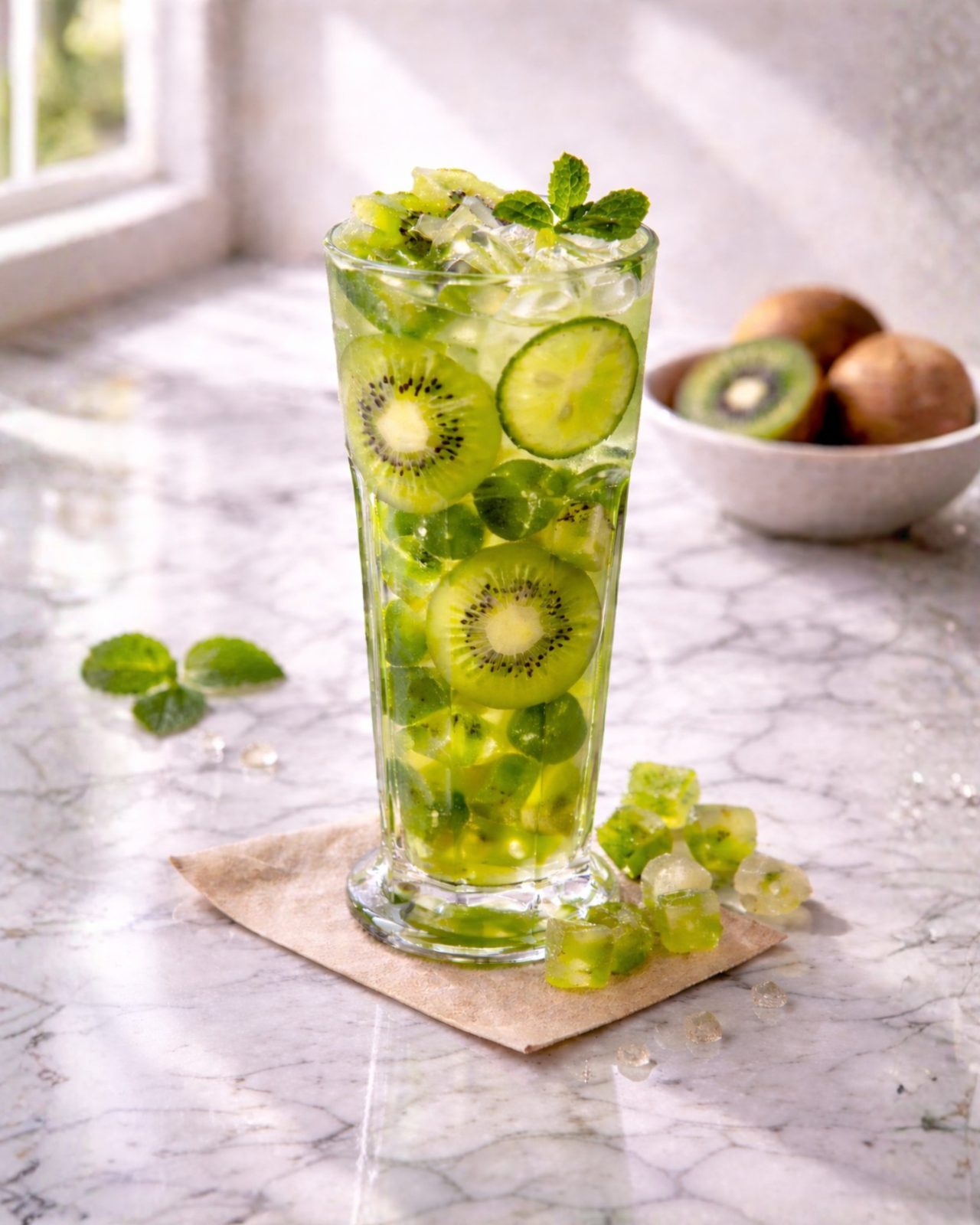 Kiwi Refresher with jelly sinkers image