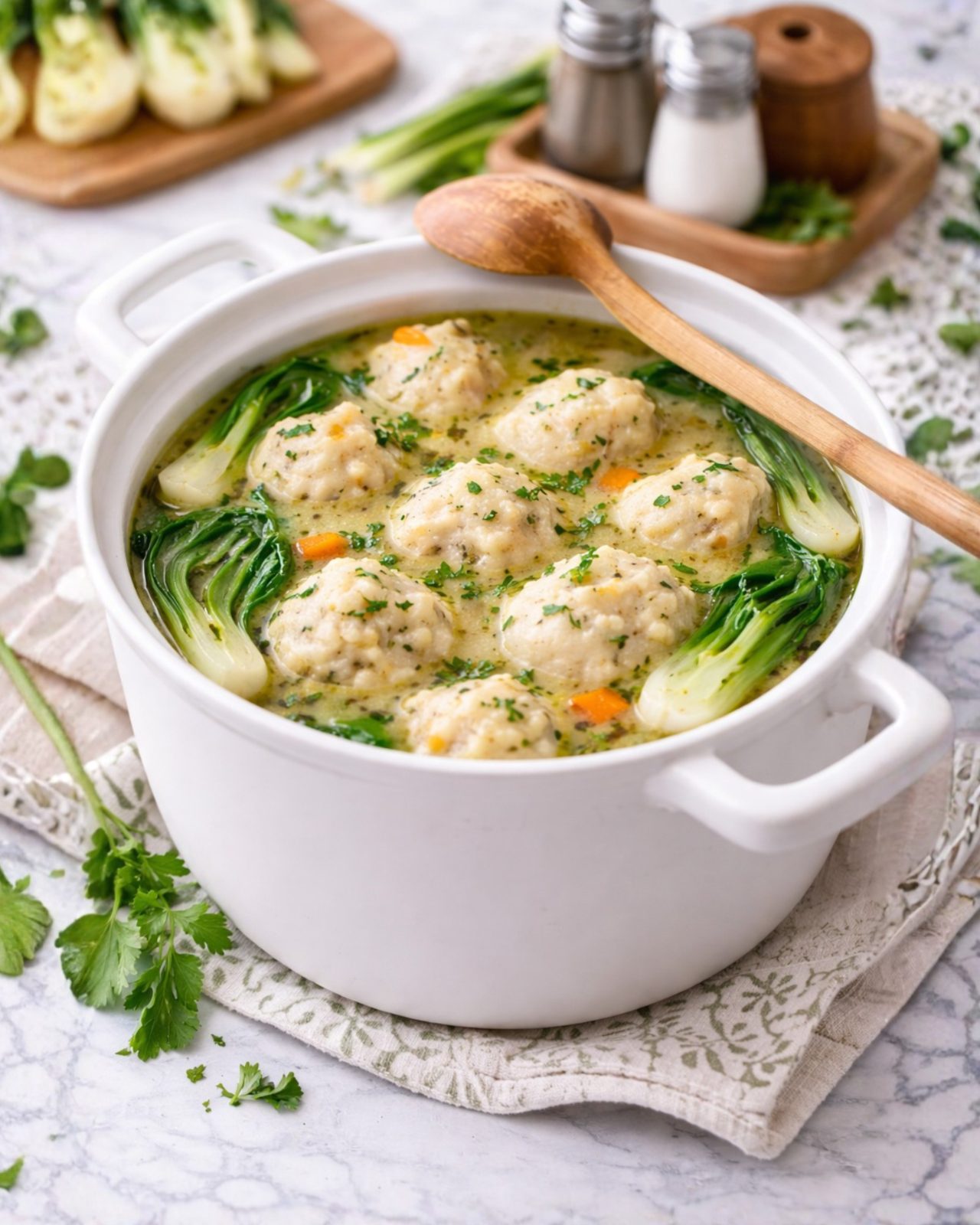Chicken Dumpling Soup image