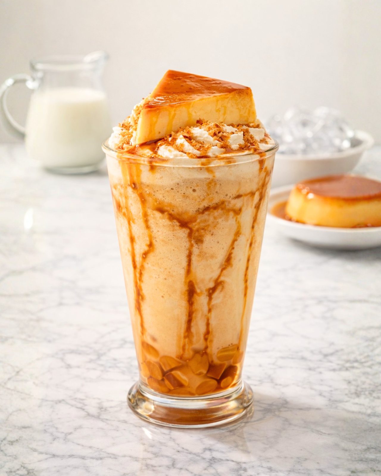 Leche Flan Milkshake image
