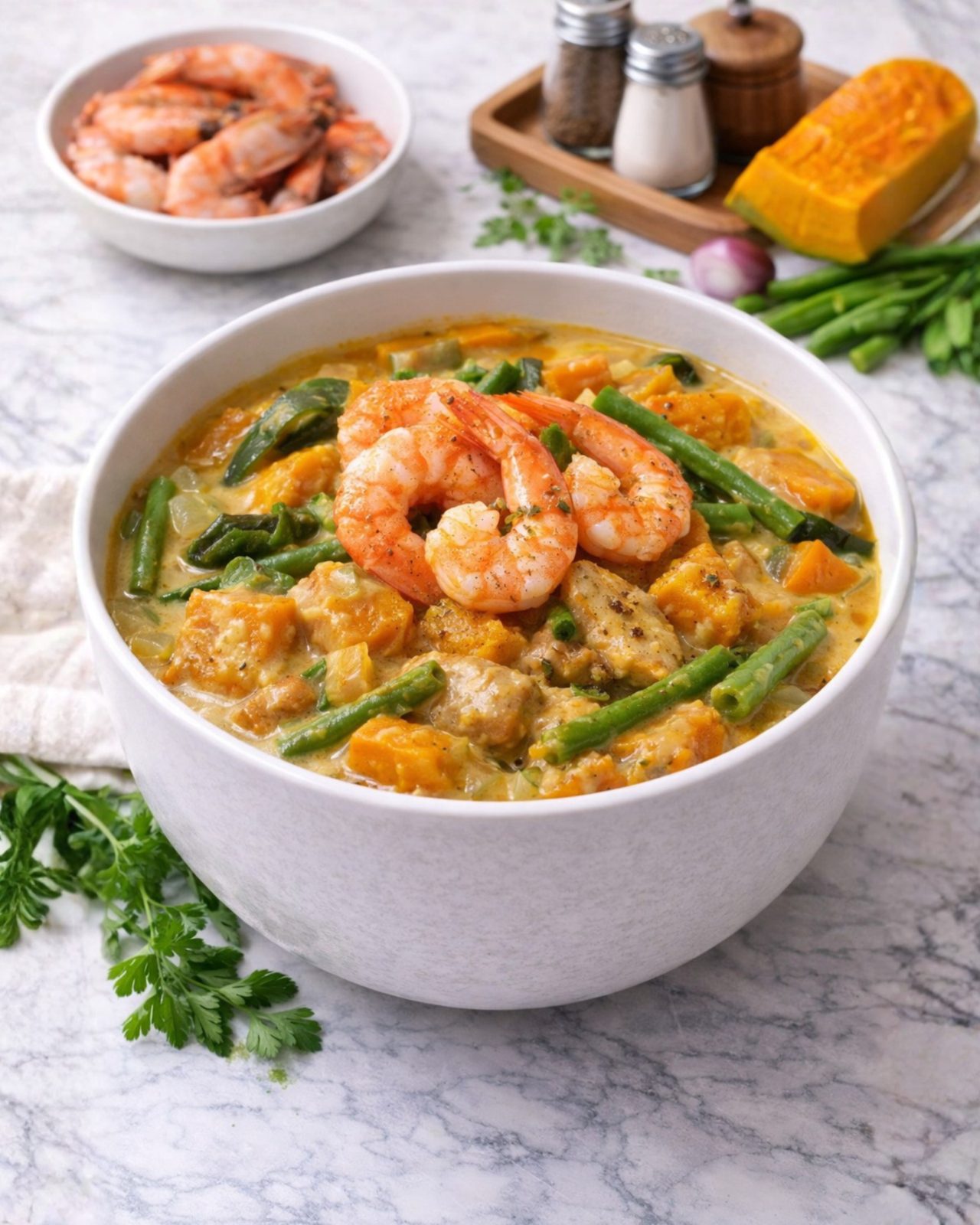 Shrimp Soup with Coconut Milk image
