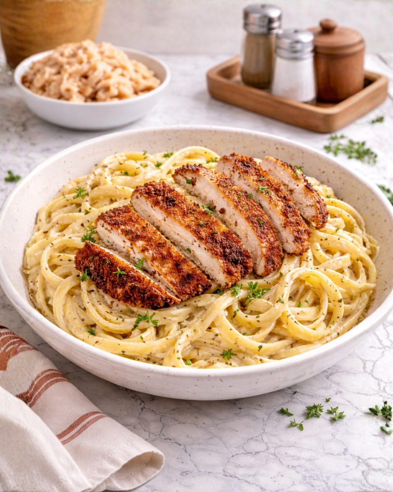 Chicken Alfredo Pasta image