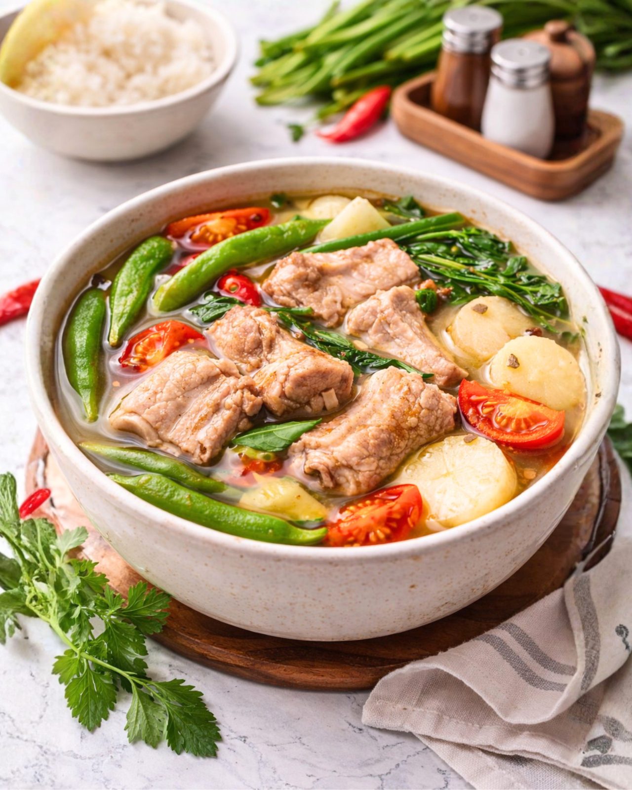 Filipino Pork Sinigang sa Gabi image