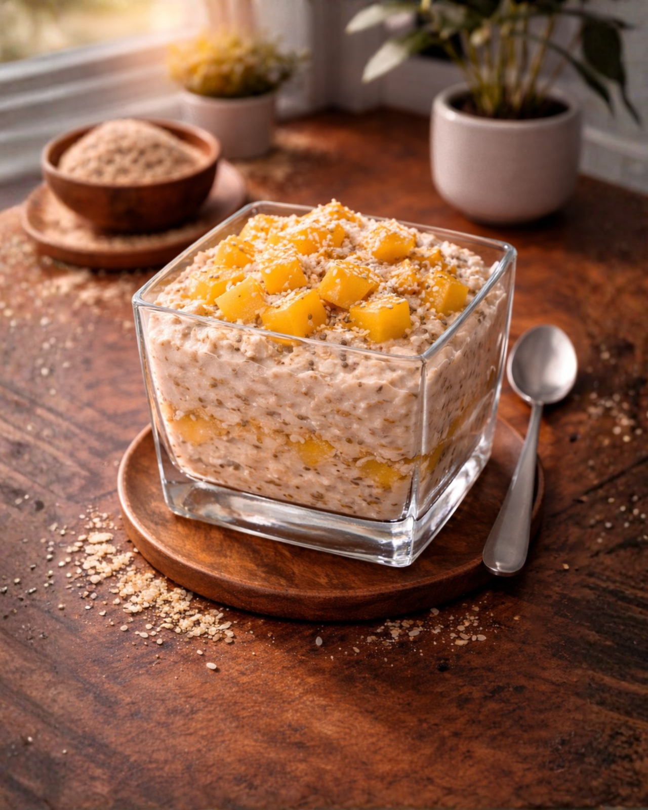 Mango Coconut Oats