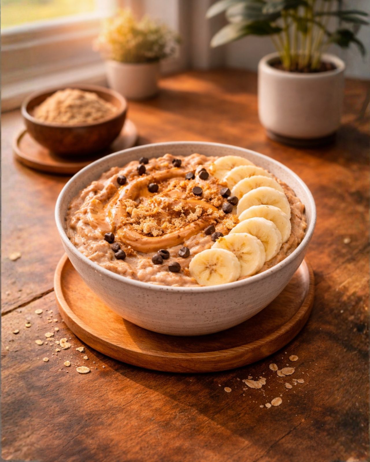 Banana Peanut Butter Oats